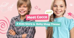 Cocco Kids Store and Baby Shop Theme Wordpress Woocommerce