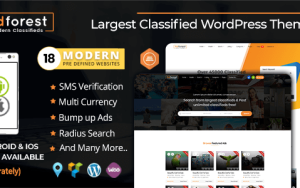 AdForest Theme Wordpress Tema de Anuncios Clasificados