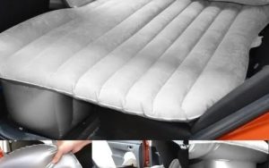 Colchon Inflable para Auto con Compresor de Aire y dos almohadas 12v