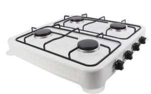 Cocina Cocinilla 4 Quemadores Con Tapa