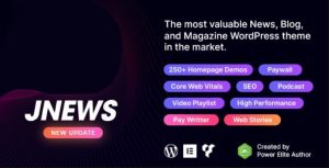 JNews WordPress Newspaper Magazine Blogs Theme