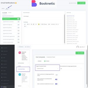 Customer Panel and Email Notifications From Booknetic Appointment Booking and Scheduling System