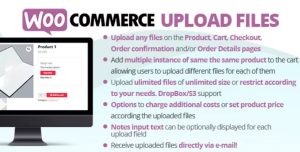 WooCommerce Upload Files By Vanquish