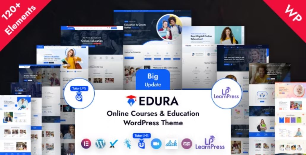 Edura Online Courses & Education WordPress Theme