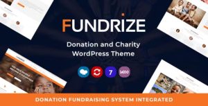 Fundrize Responsive Donation & Charity WordPress Theme